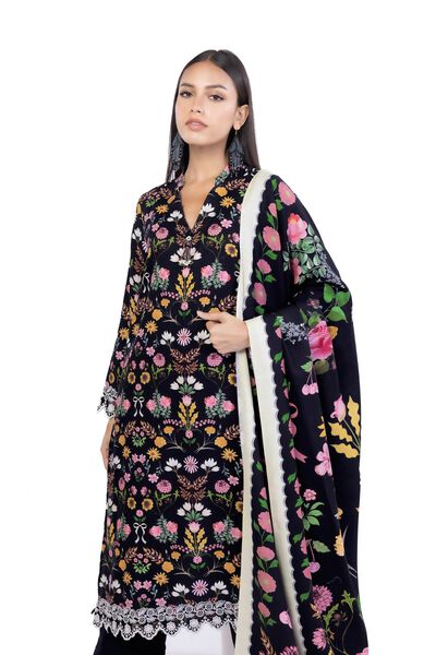 Embroidered | Blended Khaddar | Tailored 3 Piece | GBP 27.50