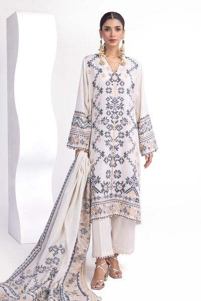 Dyed | Jacquard | Fabrics 3 Piece | GBP 20.00