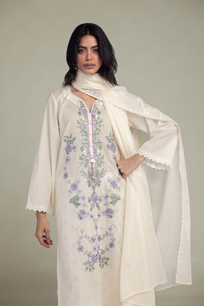 Embroidered | Cambric | Long Cambric Kurta | GBP 35.00
