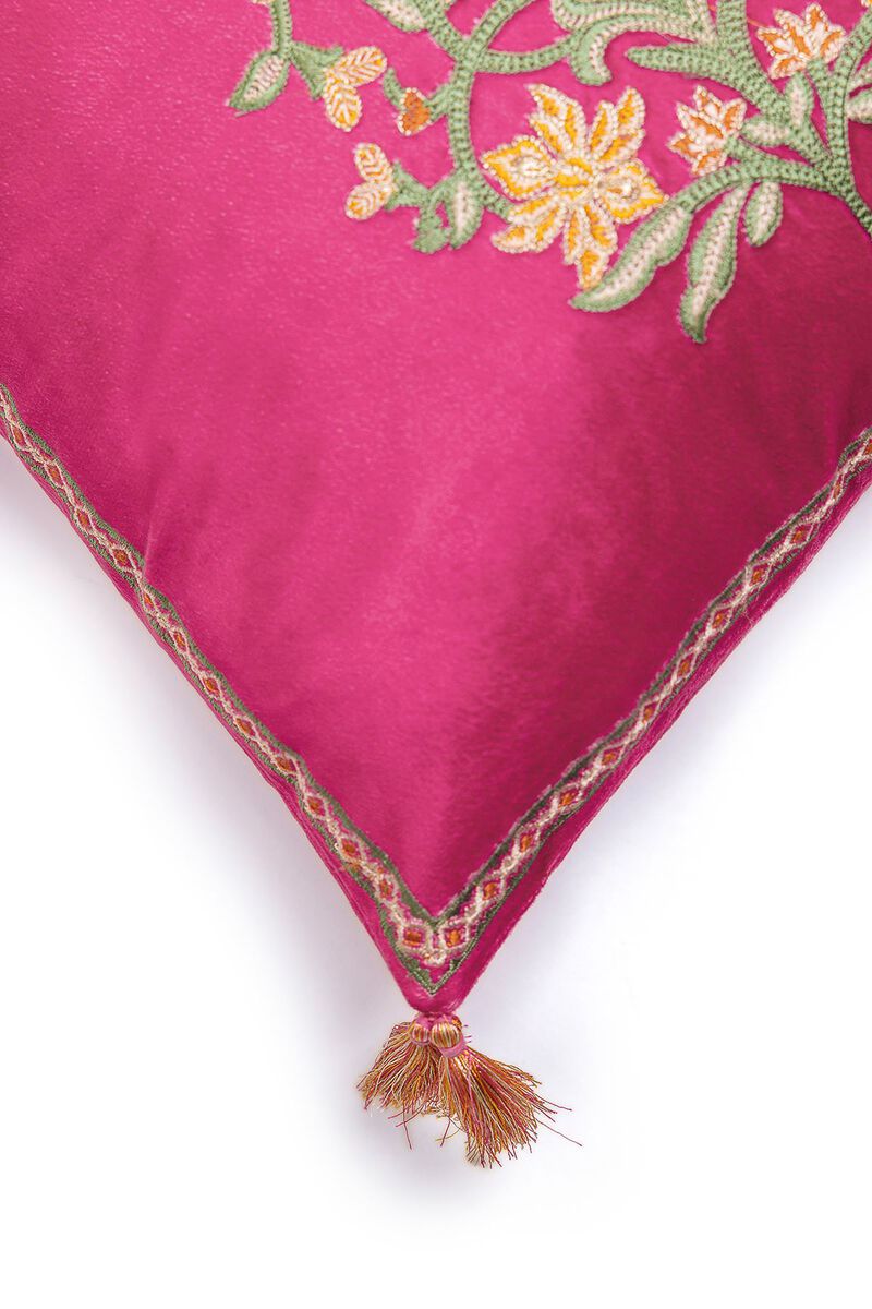 Velvet | Embroidered | Cushion Cover | null