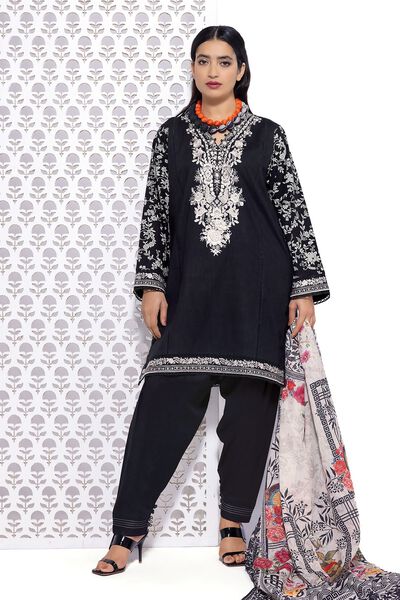 Embroidered | Crosshatch | Fabrics 3 Piece | GBP 20.00