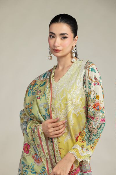 Embroidered | Polyester Silk | Silk Floral Dupatta | GBP 25.00