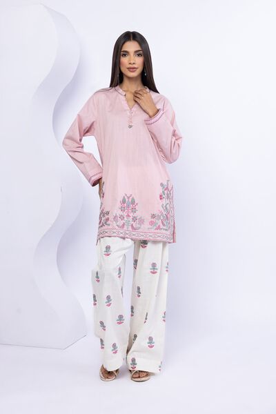 Embroidered | Crosshatch Poplin | Kurta | GBP 30.00
