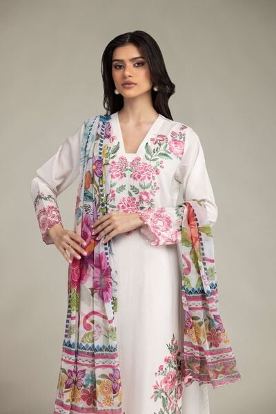 Embroidered | Cambric | Cambric Tailored 3-Piece | GBP 75.00