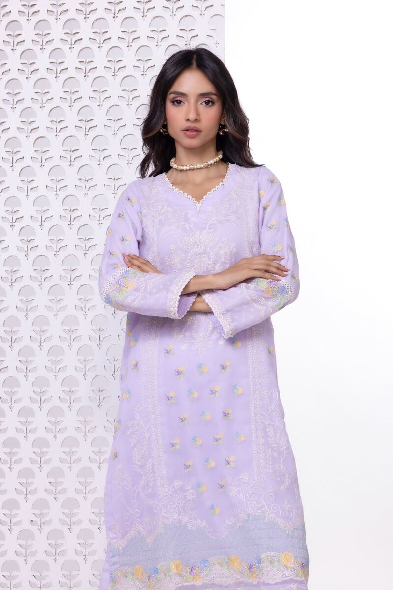 Embroidered | Polyester Crinkle Chiffon | Kurta | GBP 19.50