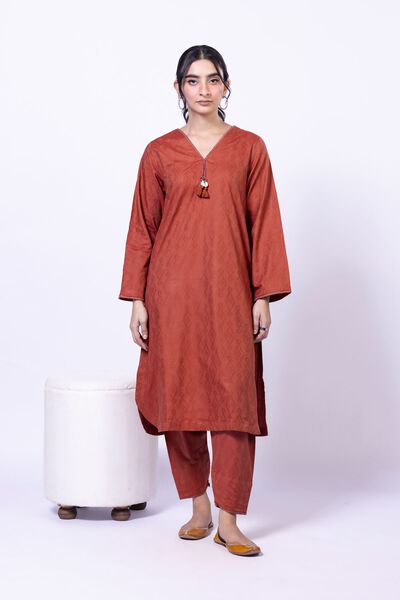 Dyed | Jacquard | Kurta | GBP 25.00