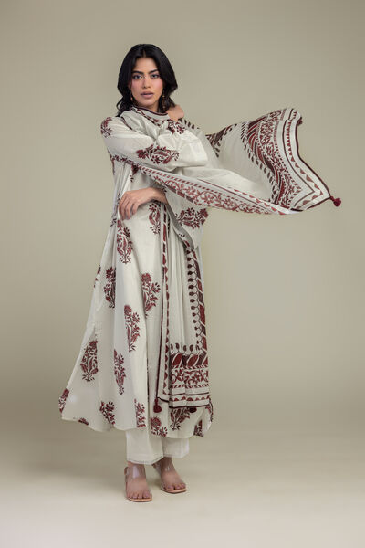 Printed | Lawn | Floral Cambric Dupatta | GBP 25.00