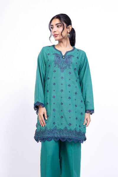 Embroidered | Textured Cotton | Kurta | GBP 17.50