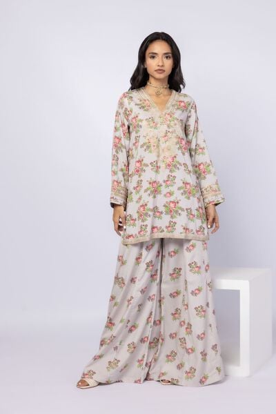 Embroidered | Crosshatch Raw Silk | Kurta | GBP 30.00