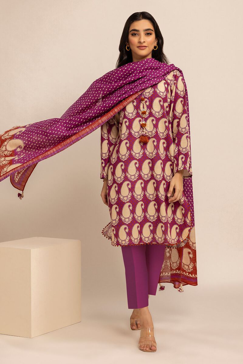 Printed | Khaddar | Fabrics 3 Piece | null