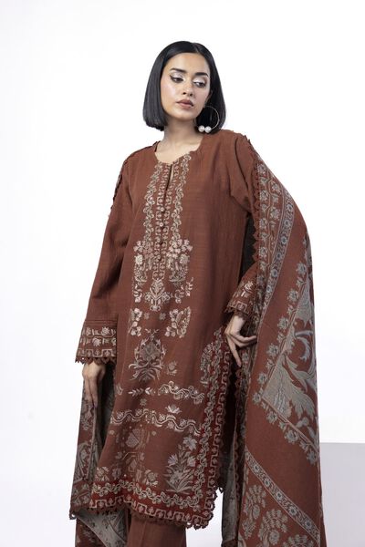 Embroidered | Khaddar | Fabrics 3 Piece | GBP 55.00