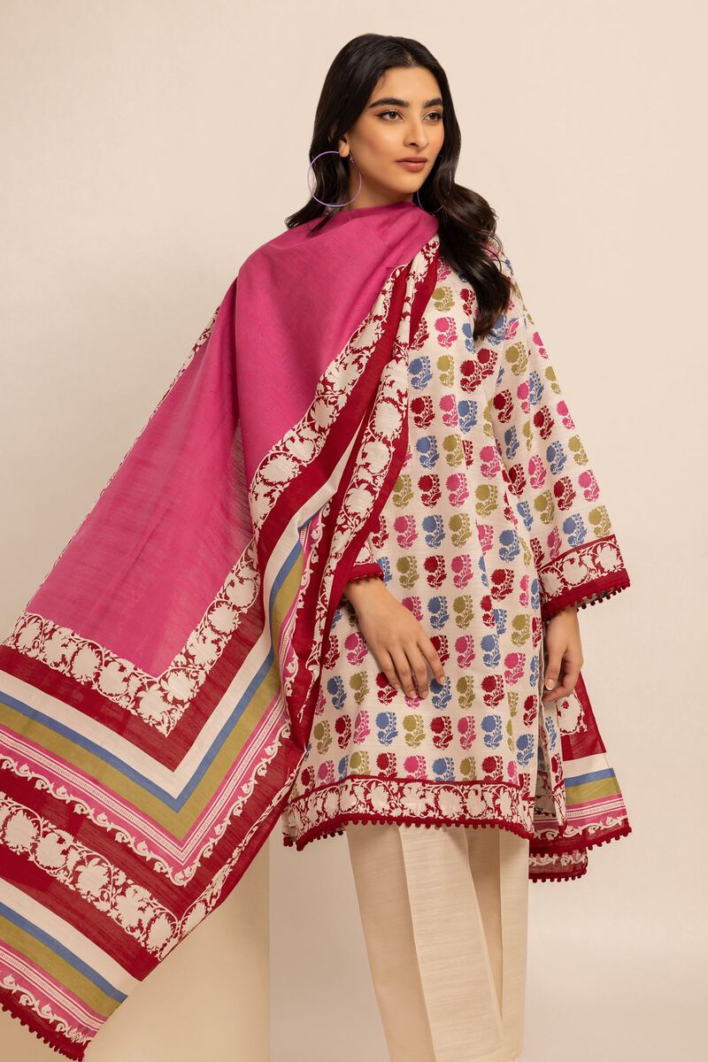 Printed | Light Khaddar | Fabrics 3 Piece | null