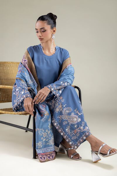 Embroidered | Raw Silk | Kurta | GBP 55.00