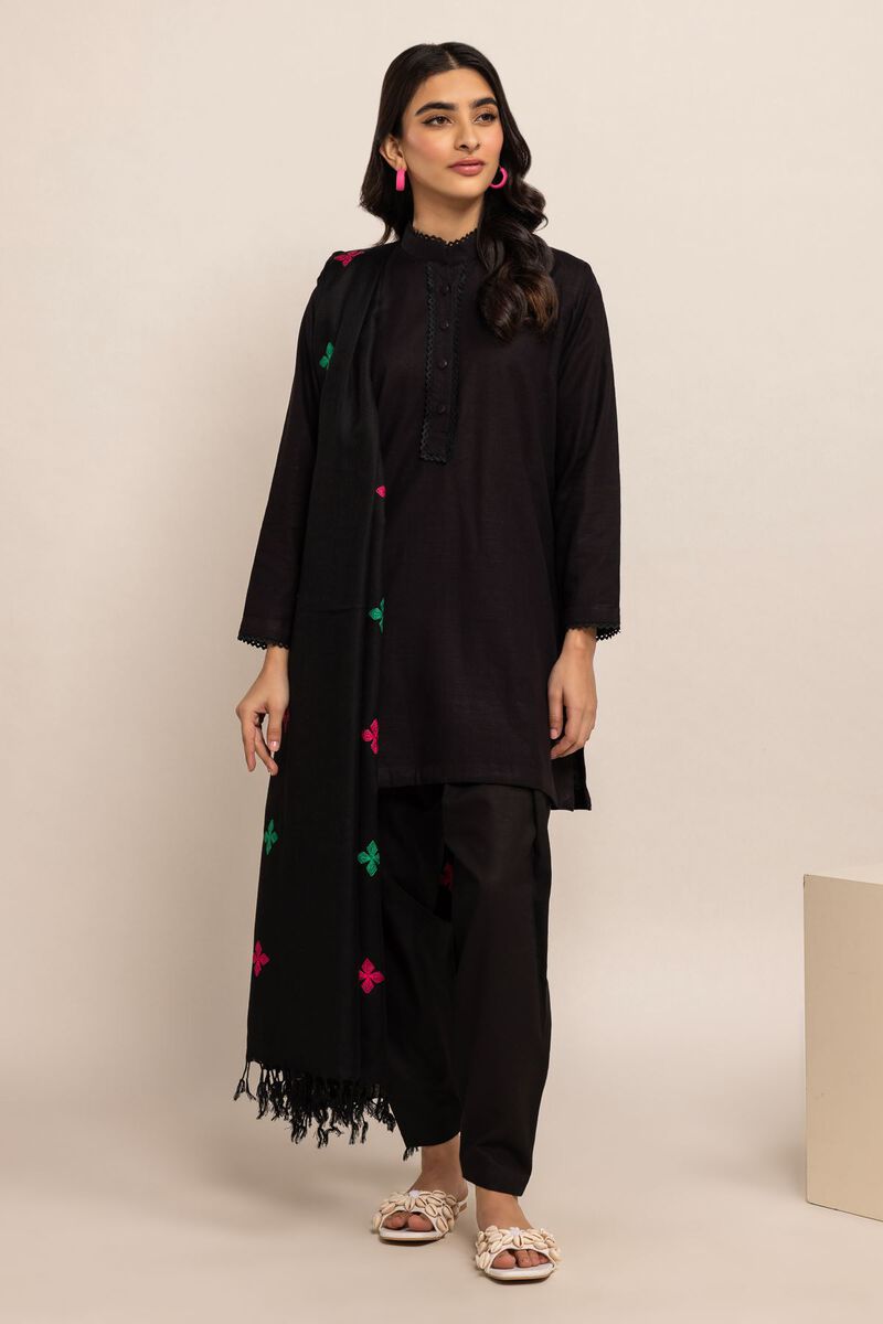 Yarn Dyed Embroidered | Rashmina Acrylic | Shawl | Embroidered | null