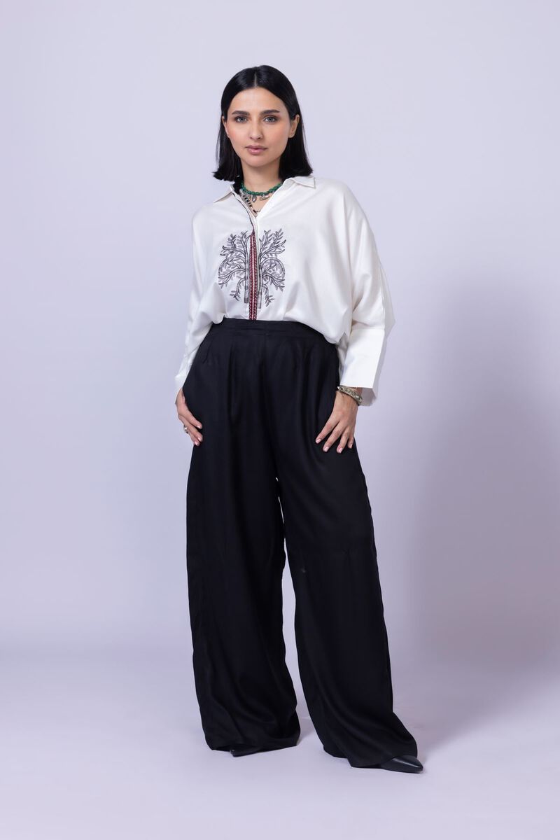 Dyed | Viscose Crepe | Trousers | GBP 6.00