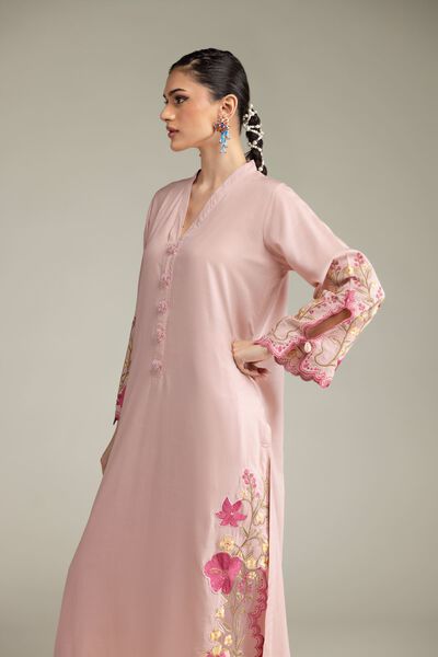 Embroidered | Raw Silk | Kurta | GBP 55.00