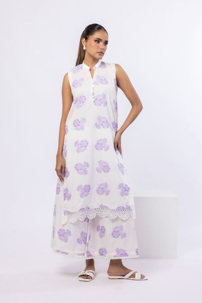 Embroidered | Cotton Polyester Broshia Jacquard | 2 Piece Co-ord Set | GBP 30.00