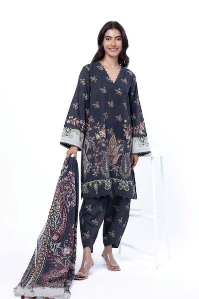 Printed | Karandi | Fabrics 3 Piece | GBP 35.00