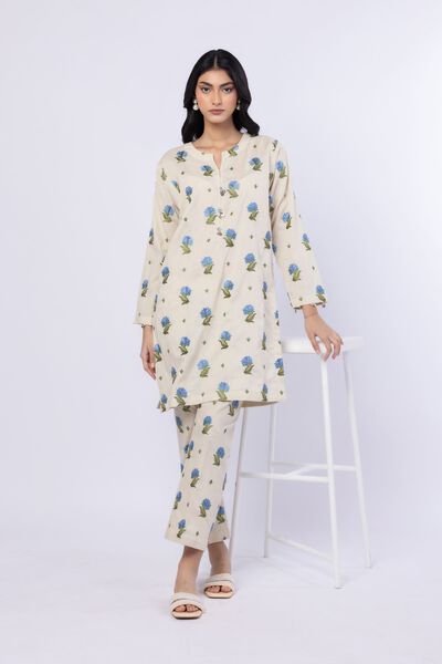 Embroidered | Crosshatch Poplin | Pants | GBP 20.00