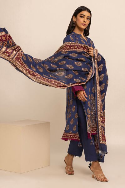 Fabrics 3 Piece, NAVY, hi-res