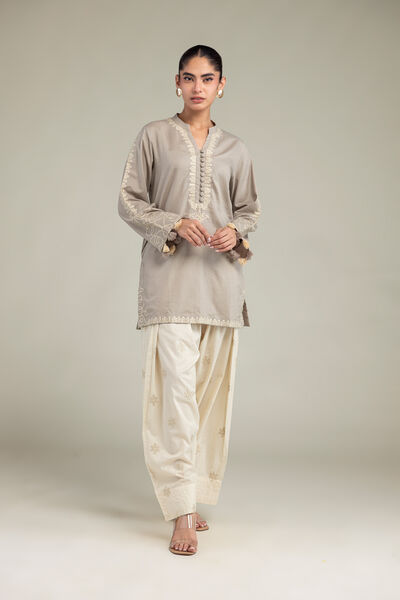 Embroidered | Cotton Dobby | Cotton Floral Shalwar | GBP 30.00