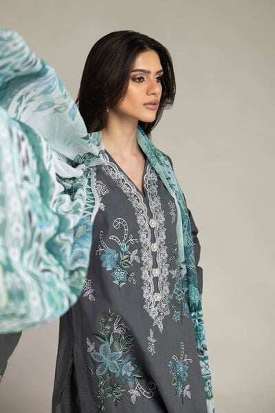 Embroidered | Cambric | Cambric Tailored 3-Piece | GBP 75.00