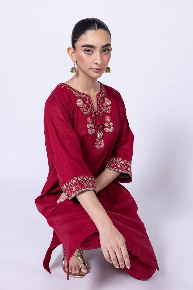 Embroidered | Crosshatch | Kurta | null