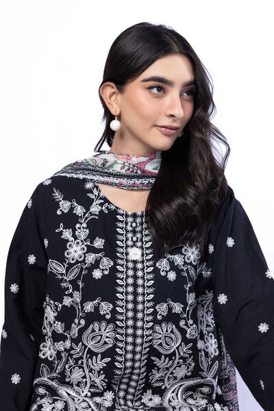 Embroidered | Cotton Dobby | Fabrics 3 Piece | GBP 40.00
