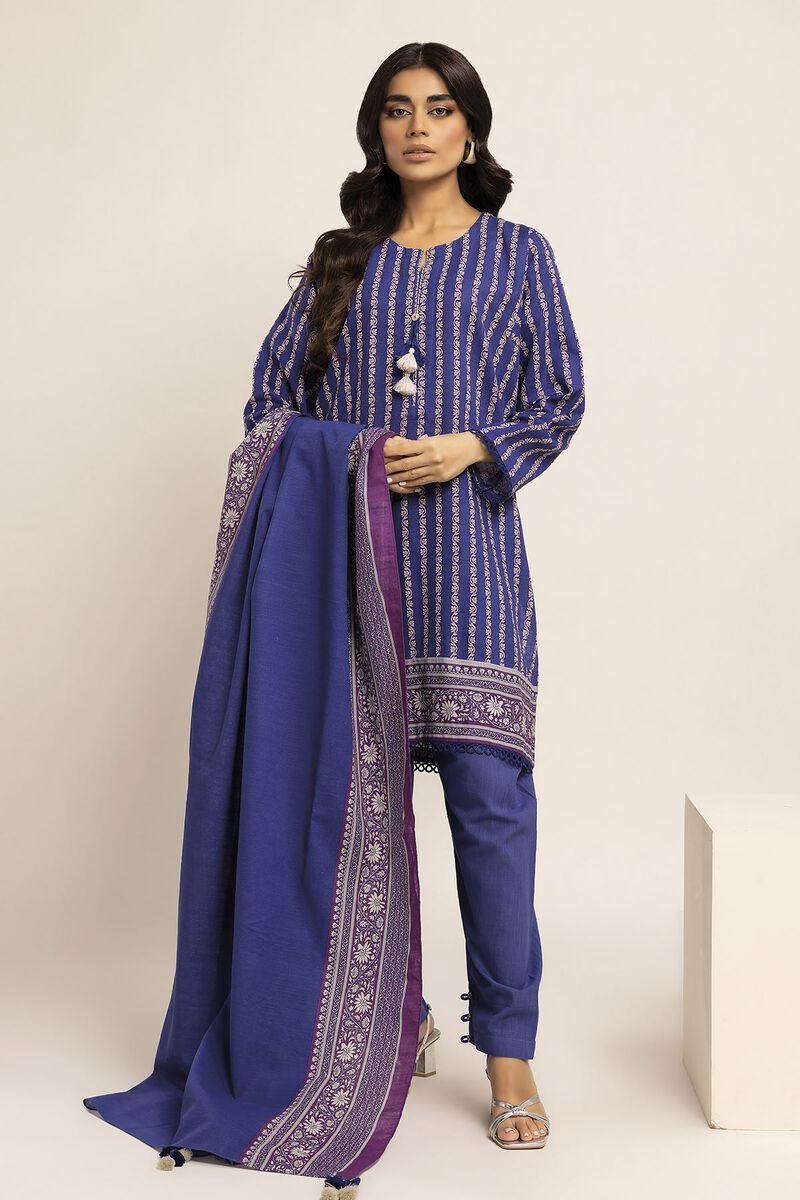 Printed | Light Khaddar | Fabrics 3 Piece | null