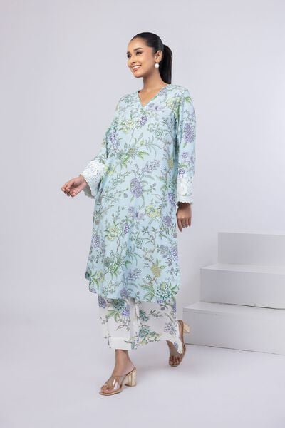 Printed | Dull Raw Silk | Pants | GBP 15.00