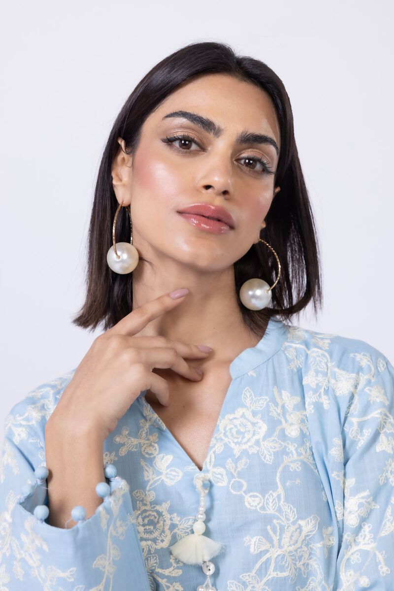 Embroidered | Crosshatch Poplin | Kurta | null