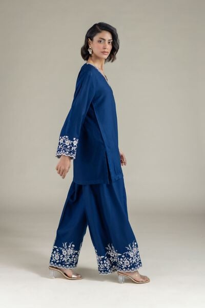 Embroidered | Heavy Blended Viscose | Pants | GBP 25.00