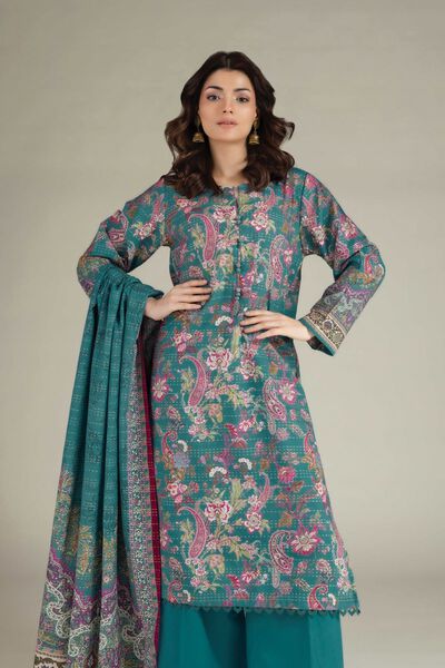 Printed | Mesuri Dobby | Tailored 3 Piece | GBP 50.00