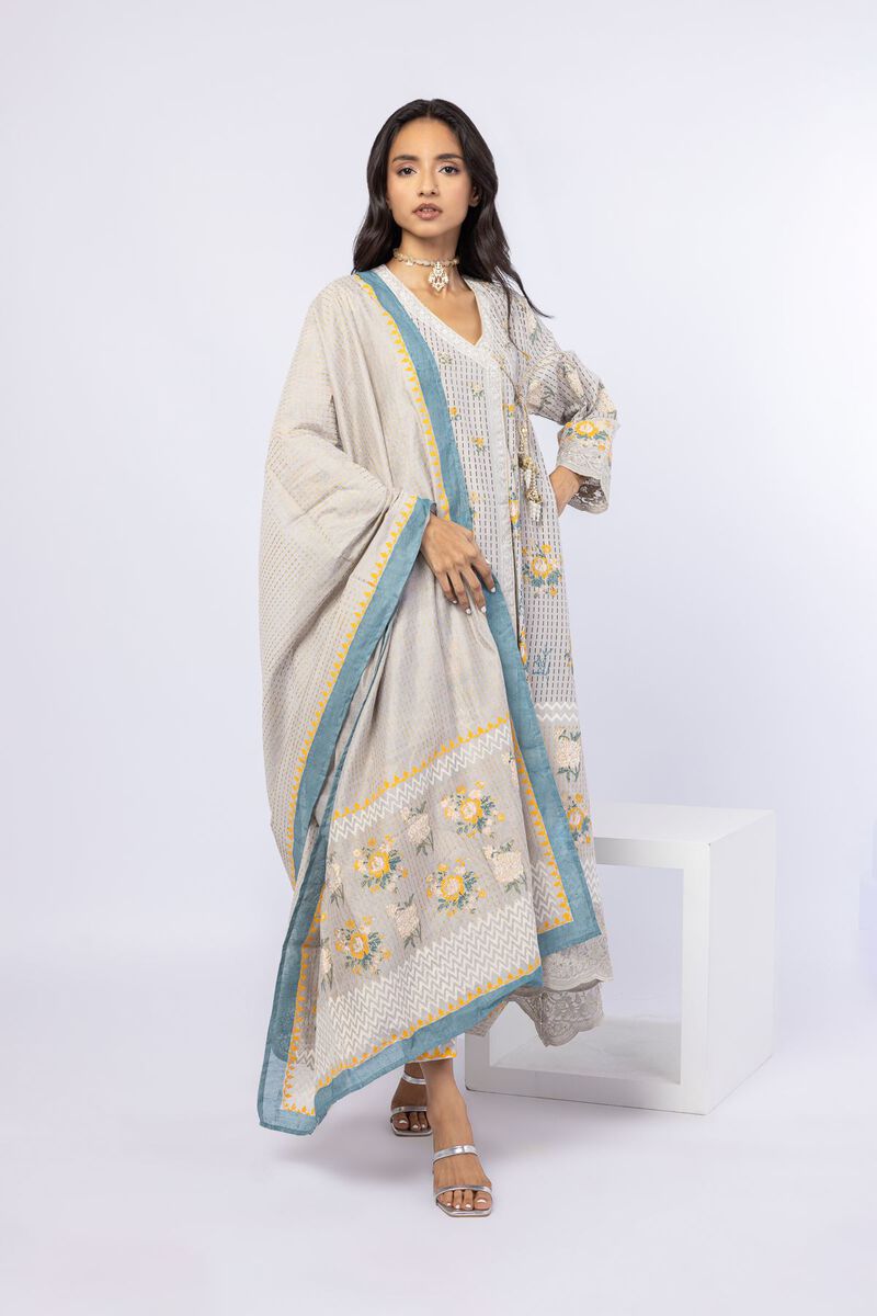 Printed | Cotton Net | Dupatta | GBP 25.00