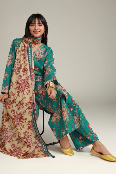 Embroidered | Cambric | Floral Longline Kurta | GBP 20.00
