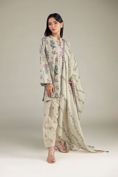 Printed | Cambric | Floral Cambric Kurta | GBP 30.00