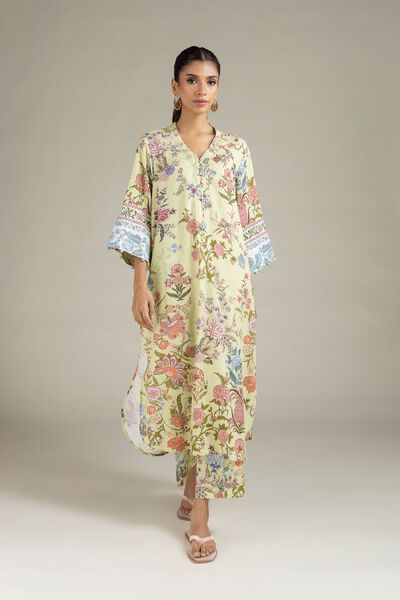 Printed | Raw Silk | Pants | GBP 12.00