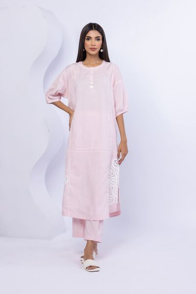 Embroidered | Crosshatch Poplin | Kurta | GBP 30.00