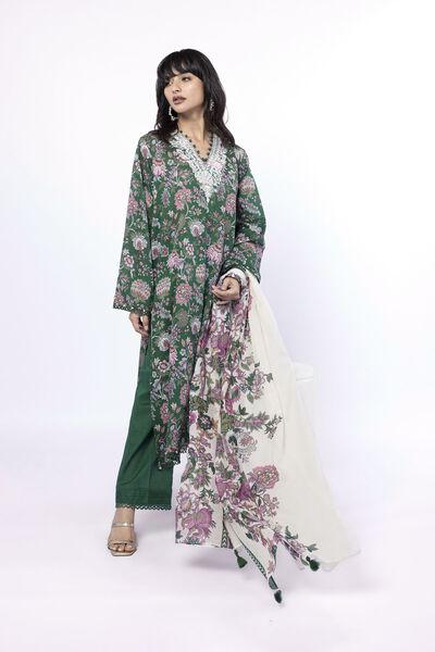 Embroidered | Lawn | Fabrics 3 Piece | GBP 30.00