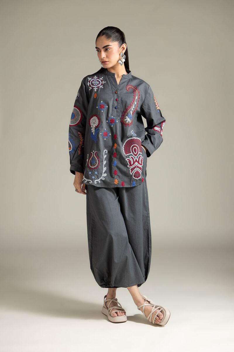 Textured Cotton | Trousers | GBP 6.00