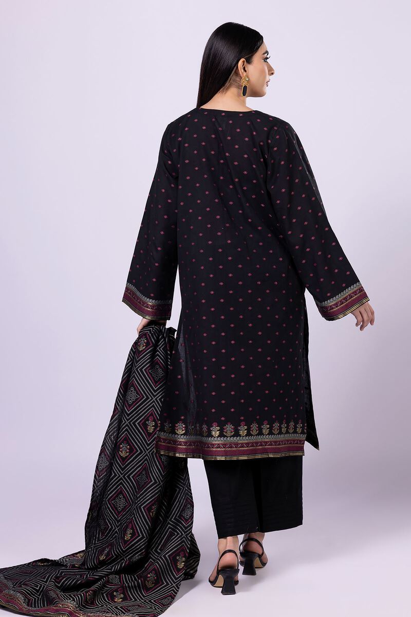 Dyed | Cotton Brosha Jacquard | Fabrics 3 Piece | null