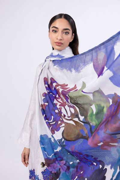 Printed | Light Thai Silk | Dupatta | GBP 20.00