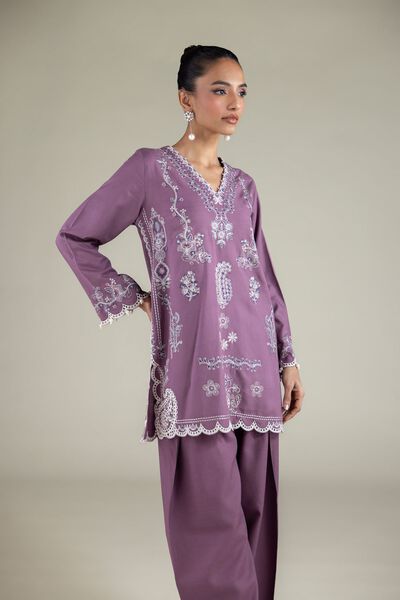 Embroidered | Raw Silk | Kurta | GBP 50.00