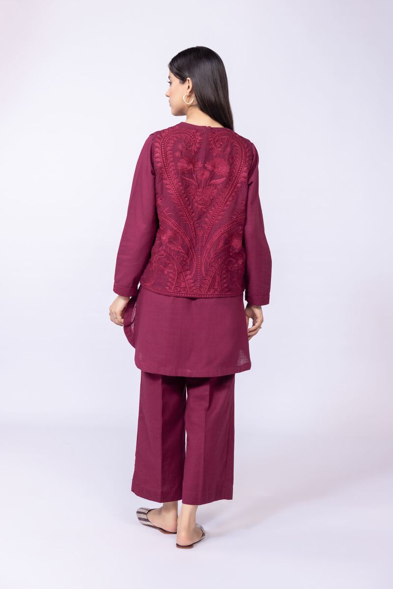 Printed | Khaddar | Waistcoat | null