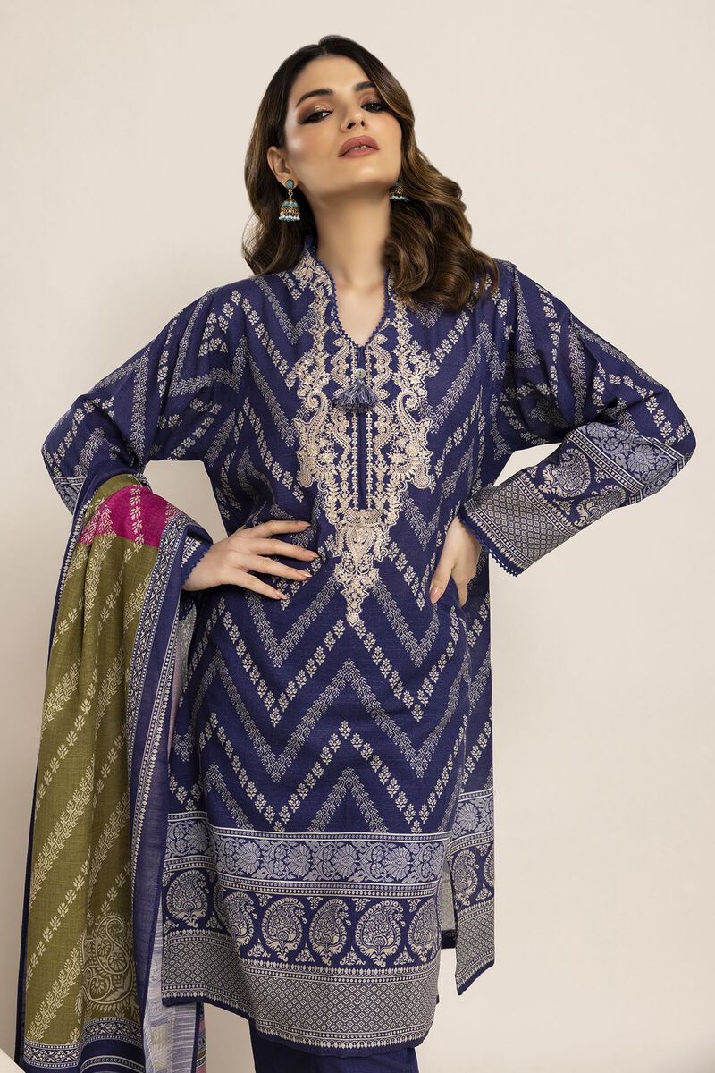 Embroidered | Light Khaddar | Fabrics 3 Piece | null