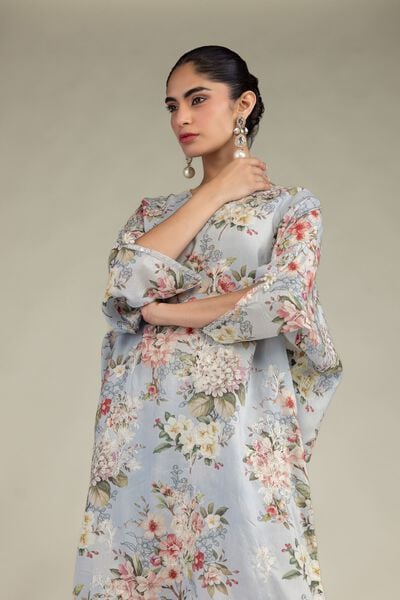 Embroidered | Blended Viscose | Long Embroidered Kurta | GBP 45.00