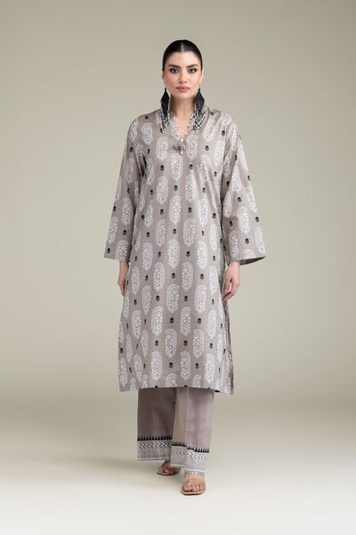 Printed | Cambric | Beige Paisley Pants | GBP 7.50