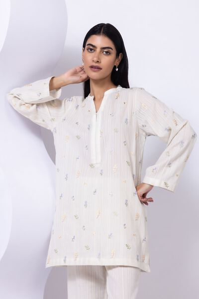 Embroidered | Leno | Kurta | GBP 12.50