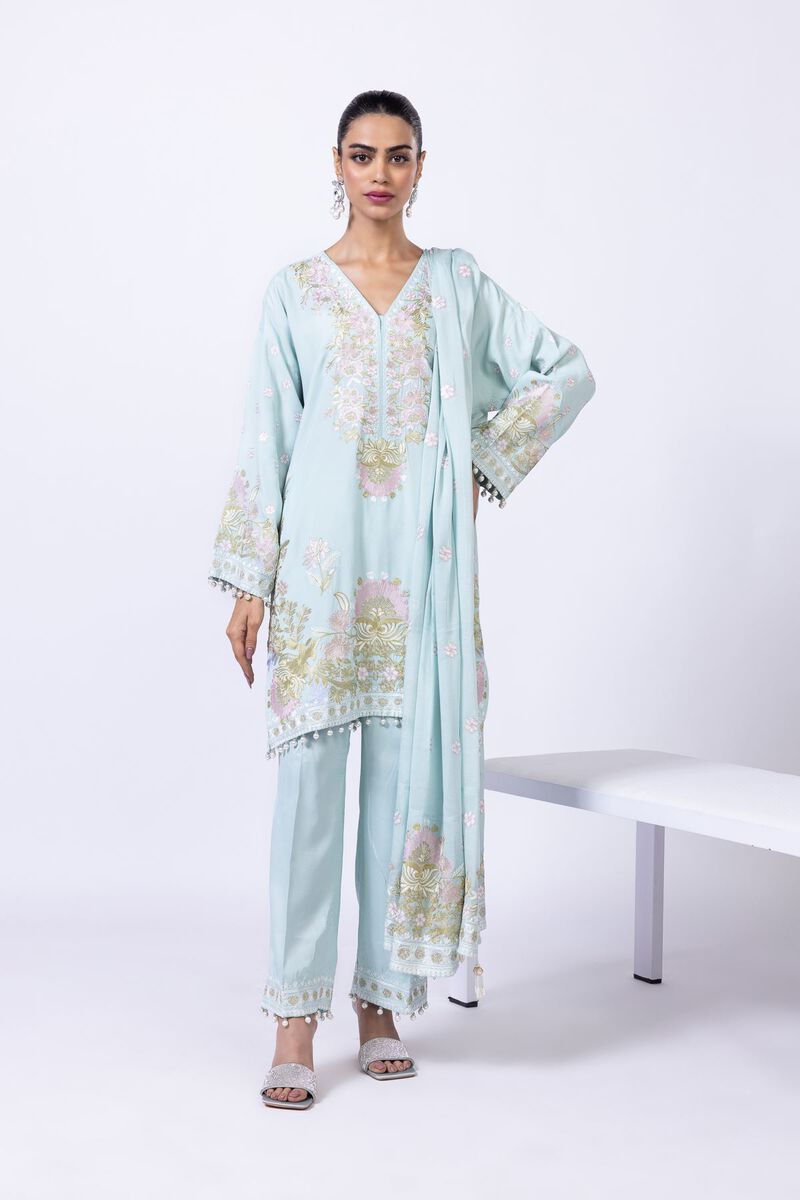 Embroidered | Light Thai Silk | Dupatta | GBP 35.00