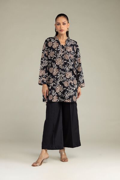 Printed | Cambric | Solid Black Pants | GBP 25.00